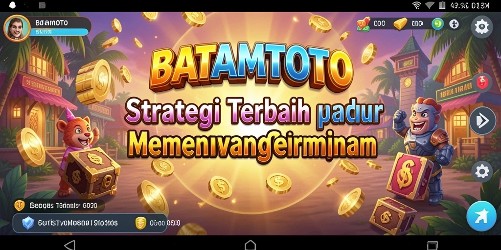 Tampilan menarik dari gameplay strategi di BATAMTOTO.