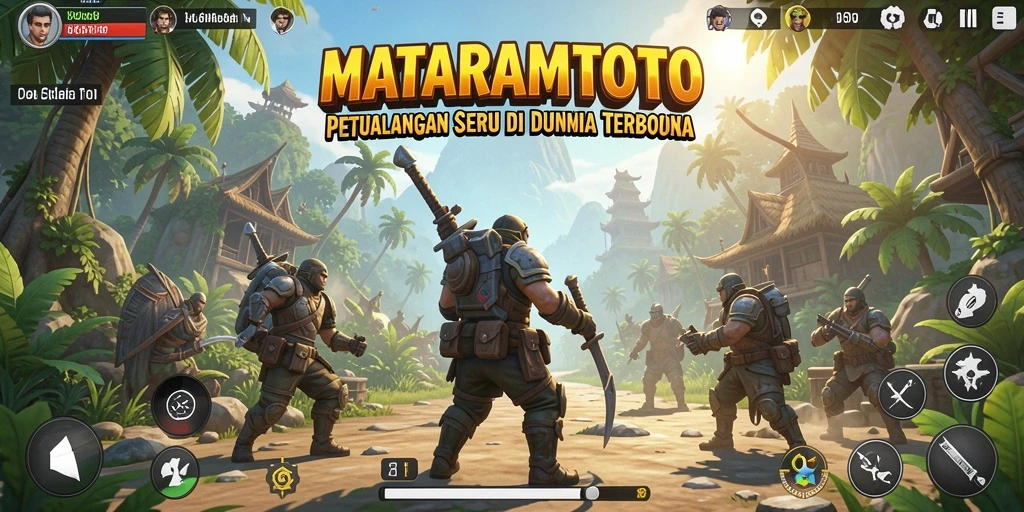 Tampilan gameplay menarik dari MATARAMTOTO di dunia terbuka.