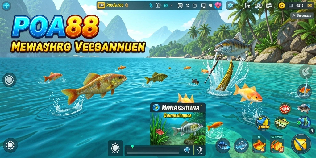 Tampilan gameplay POA88 yang menegangkan saat memancing.