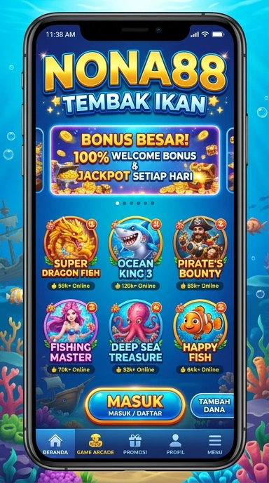 Halaman unduh aplikasi terbaru di nona88 untuk pengguna Android.